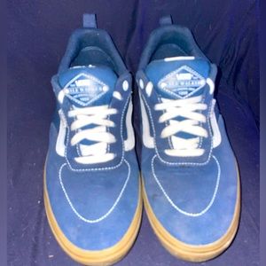 Blue and white vans size 10.5